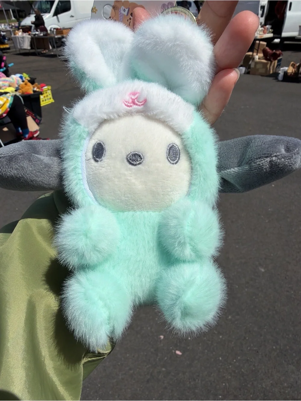 Super Cute My Melody Bunny Plush Keychain